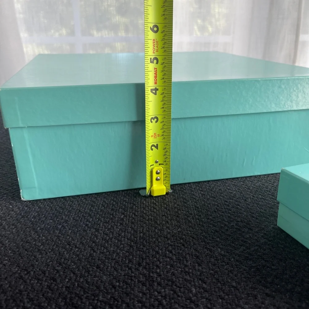 TIFFANY & CO Set of 2 Jewelry Storage Display Boxes